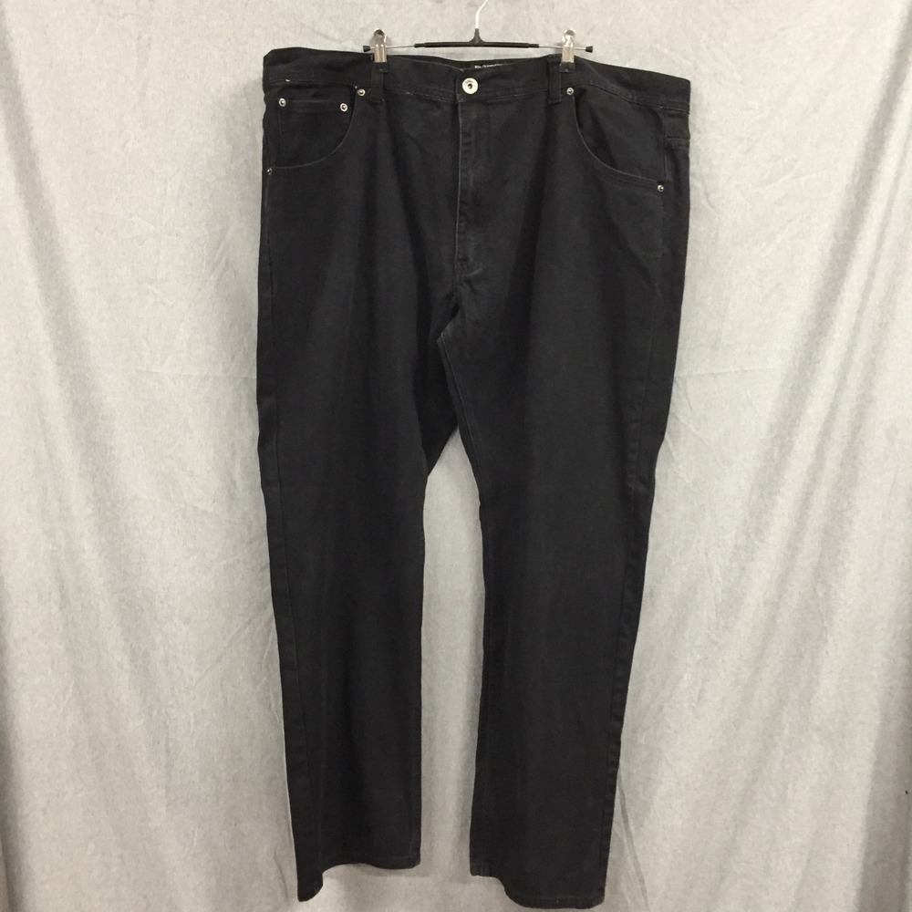 Parish Nation Mens Black Denim Jeans Straight Leg 100 Cotton Size‎ 52